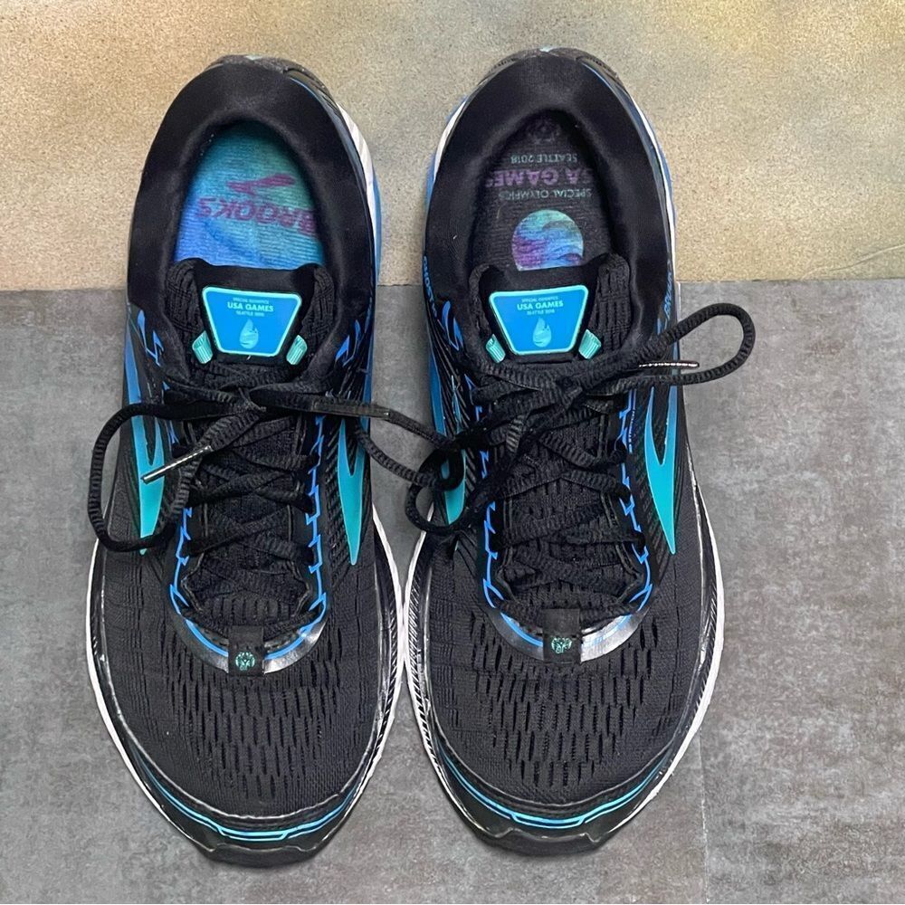 Brooks Ghost 10 Special Olympics Seattle 2018 Men's Black Running Shoes Sz 8.5D - Picture 8 of 16